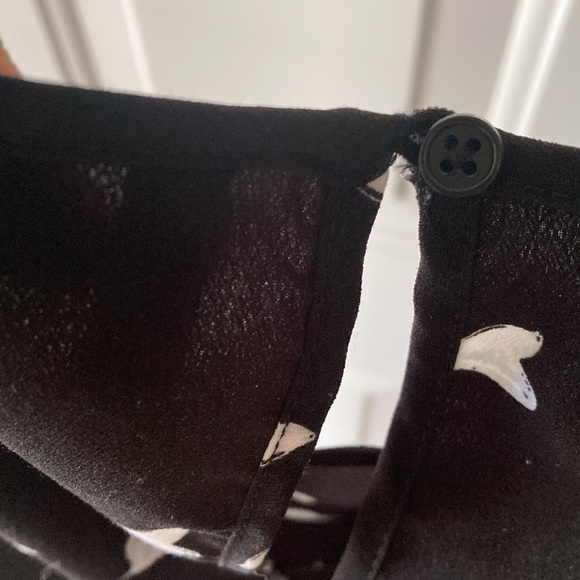 BLACK & WHITE heart print dress ✨ - Picture 5 of 5